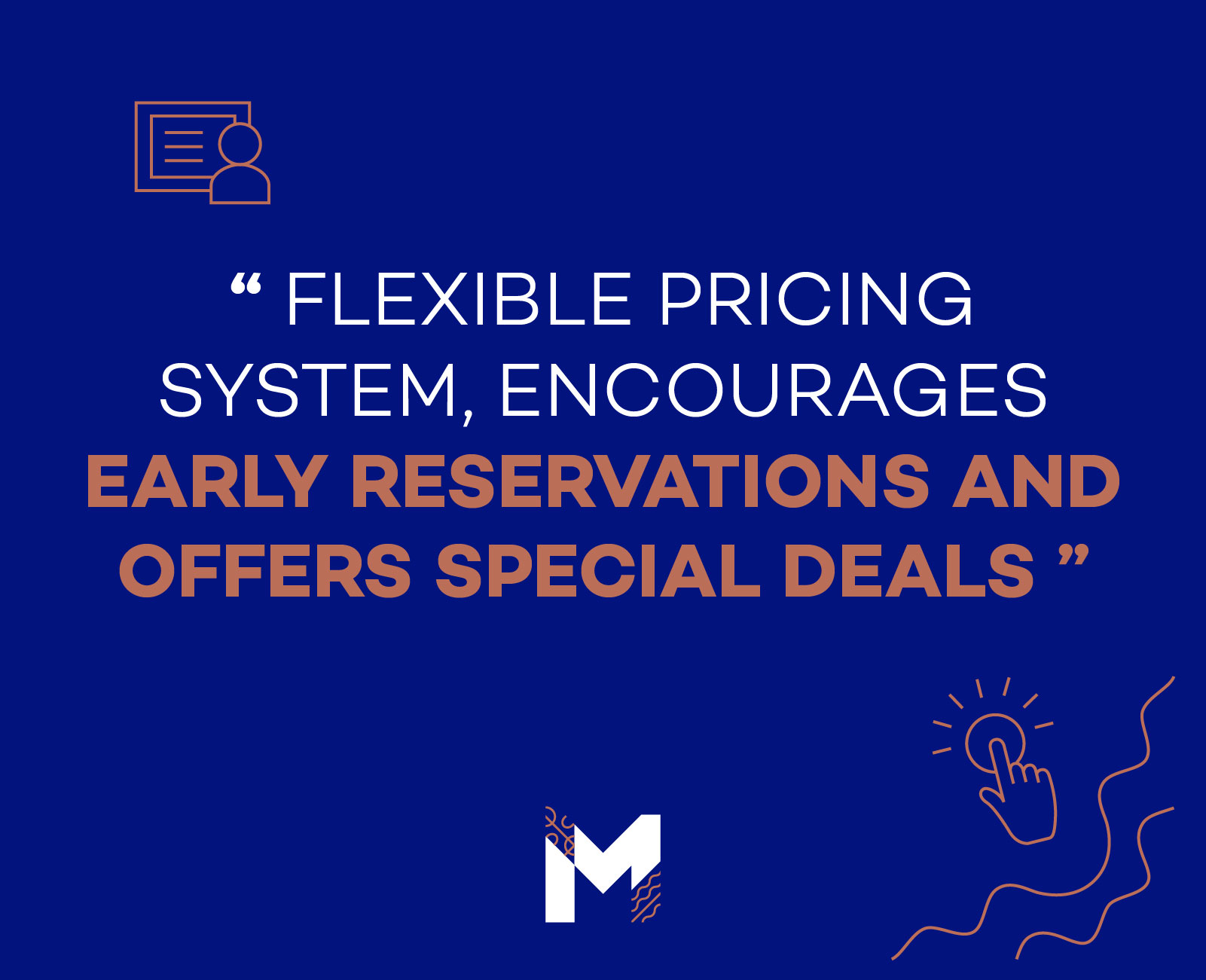 9+1 Travel Trends for 2024 / Flexible pricing system, encourages early reservations and offers special deals