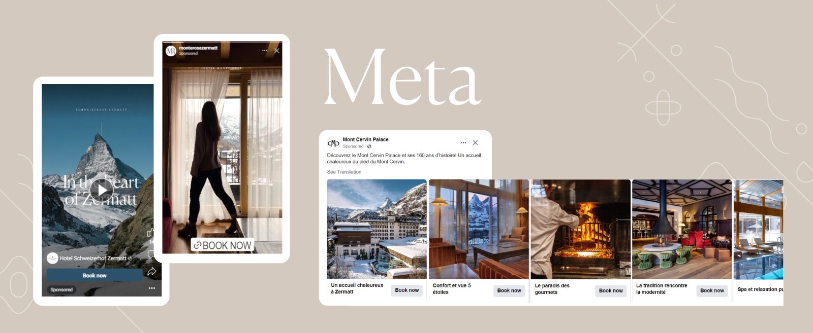 Michel Reybier Hospitality Zermatt Meta ads