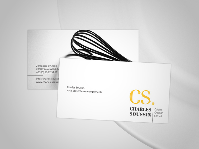 Charles Soussin business card