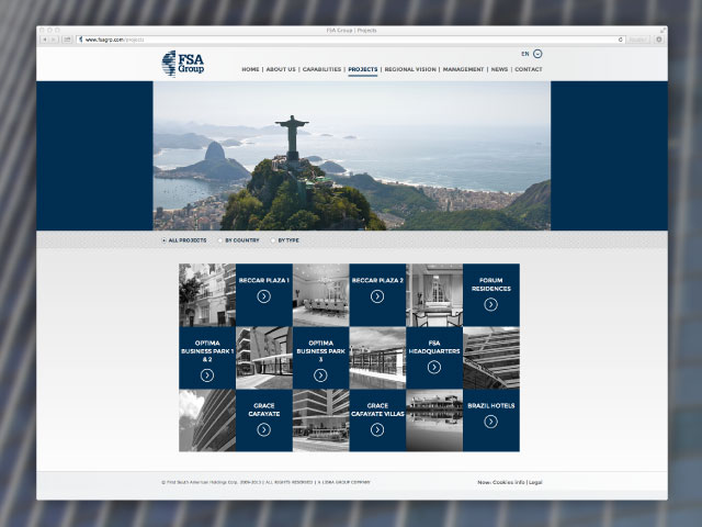 FSA Group website screenshot