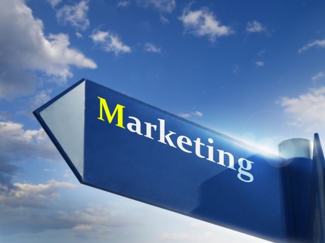 Shutterstock image - Marketing sign